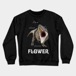 Female Flower Crewneck Sweatshirt