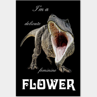 Female Flower Posters and Art