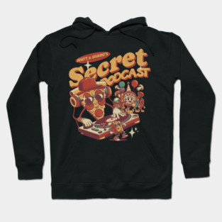 Matt and Shane's Secret Podcast Pizza Party Toon Design Hoodie