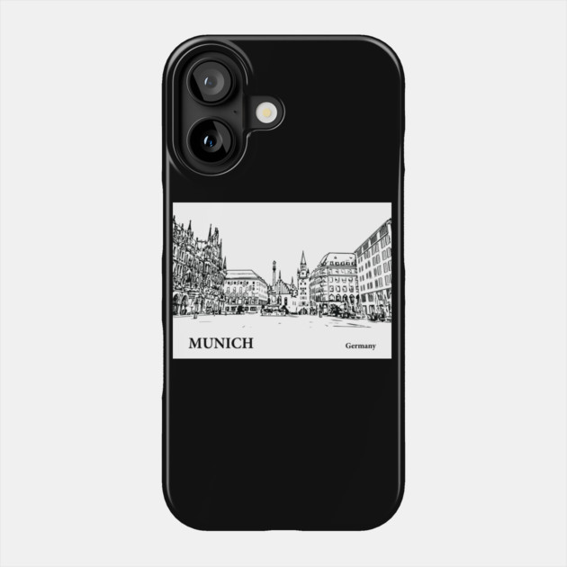 Munich Germany Phone Case by Lakeric