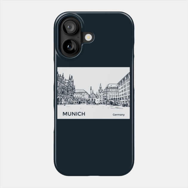 Munich Germany Phone Case by Lakeric