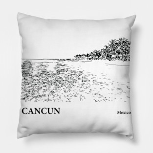 Cancun Mexico Pillow
