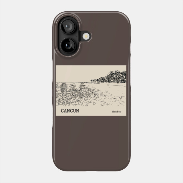 Cancun Mexico Phone Case by Lakeric