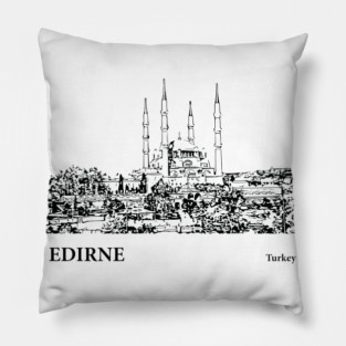 Edirne Turkey Pillow