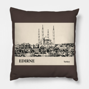 Edirne Turkey Pillow