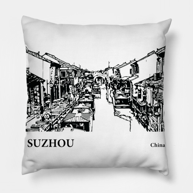 Suzhou China Pillow by Lakeric