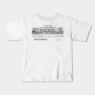 Bucharest Romania Kids T-Shirt