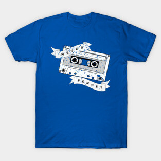 'Never Forget' Retro Cassette T-Shirt