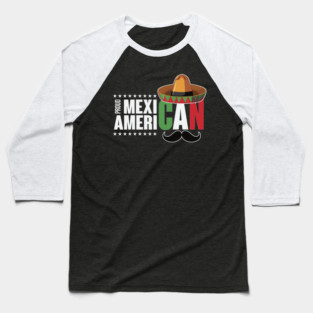 Proud Mexican American Baseball T-Shirt