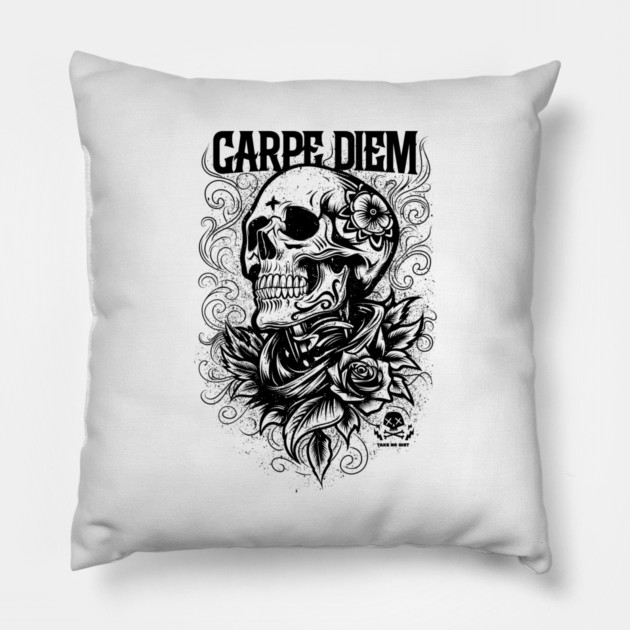 CARPE DIEM Pillow by artslaves