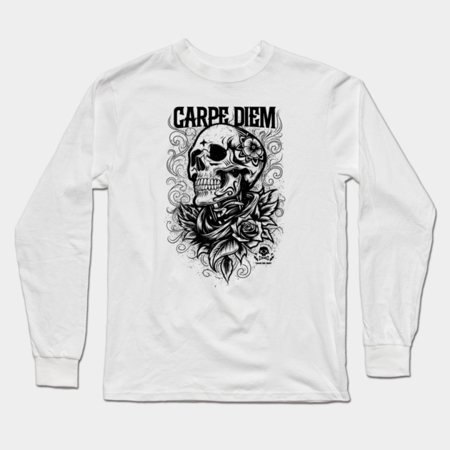 CARPE DIEM Long Sleeve T-Shirt by artslaves