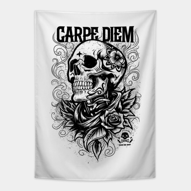 CARPE DIEM Tapestry by artslaves