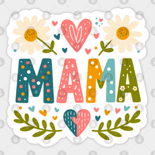 Mama Sticker by JessArty