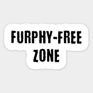 Furphy-Free Zone, funny Australian slang design Magnet
