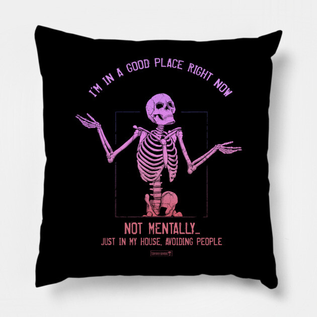It's Cozy Here Pillow by Tommy Devoid