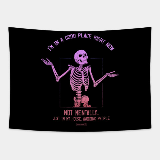 It's Cozy Here Tapestry by Tommy Devoid