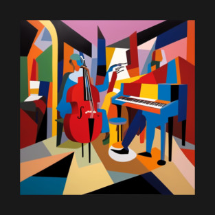 An Impressionistic Image Of A Music Club T-Shirt