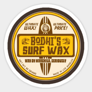 Bodhi's Surf Wax - Point Break Movie Sticker