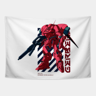 Gerbera Tetra Gundam Tapestry