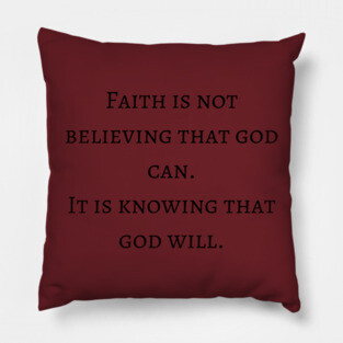 faith logo Pillow