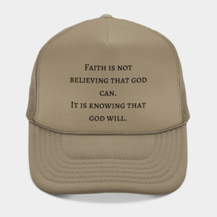 faith logo Hat