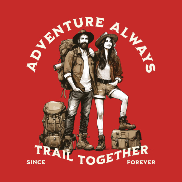Adventure Always, Trail Together, Hiking by Vinokurio