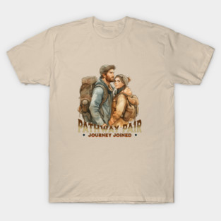 Pathway Pair, Journey Joined, Hiking T-Shirt