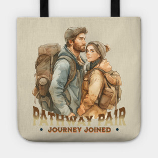 Pathway Pair, Journey Joined, Hiking Tote