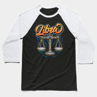 Zodiac LIBRA Fingerprint Series Baseball T-Shirt