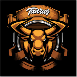 Zodiac TAURUS Frame Series Posters and Art