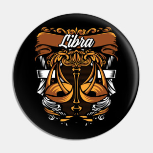 Zodiac LIBRA Frame Series Pin