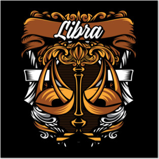 Zodiac LIBRA Frame Series Posters and Art