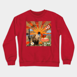 Leo Collage Crewneck Sweatshirt