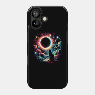 Eclipse Enchantment – Solar Eclipse Artwork Gift Phone Case