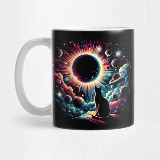 Eclipse Enchantment – Solar Eclipse Artwork Gift by MakerMind8.2