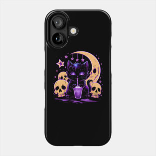 Cute Spooky Kawaii Cat Phone Case