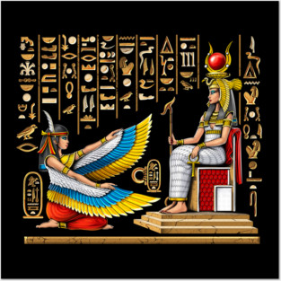 Egyptian Goddess Maat Isis Posters and Art