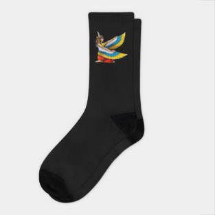 Egyptian Goddess Maat Socks
