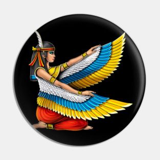 Egyptian Goddess Maat Pin