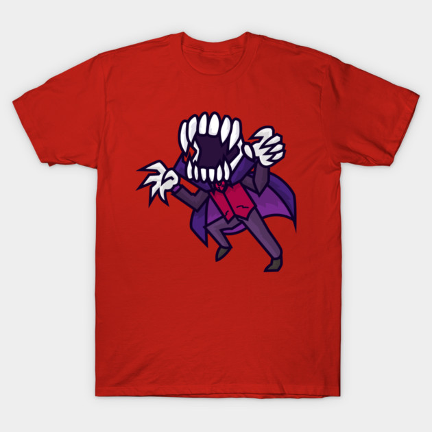 Vampire Fangs T-Shirt by DangerHuskie