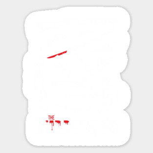 The Dead Better Run Sticker