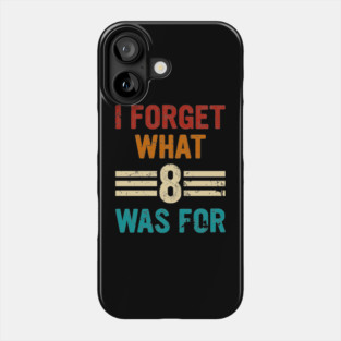 Retro vintage I forget what eight was for - Violent femmes fan Phone Case