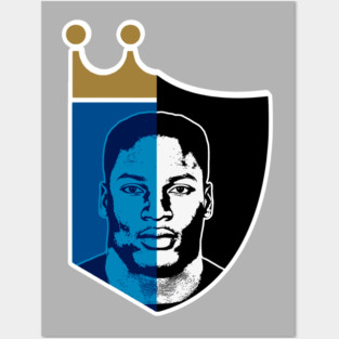 BO JACKSON Teams Silhouette Posters and Art