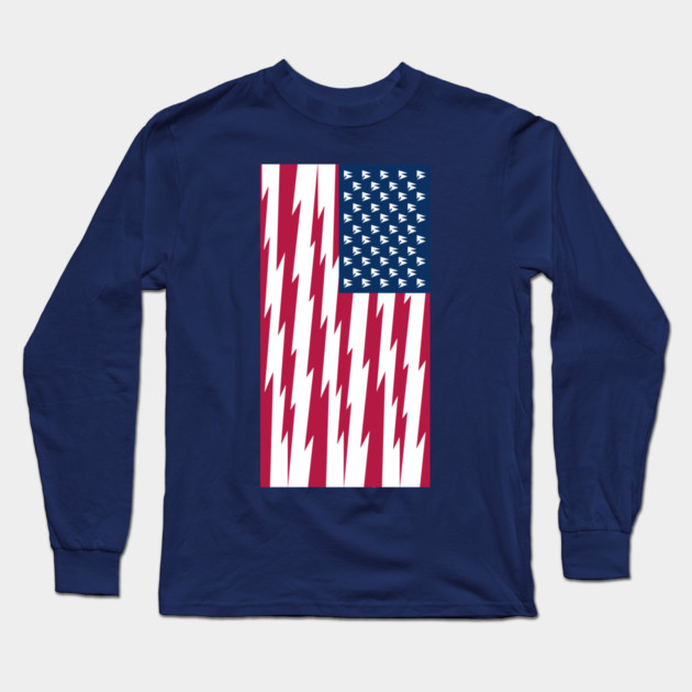 LA Spangled Lightning Long Sleeve T-Shirt by DRI374