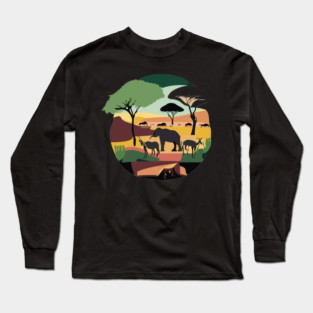 safari Long Sleeve T-Shirt