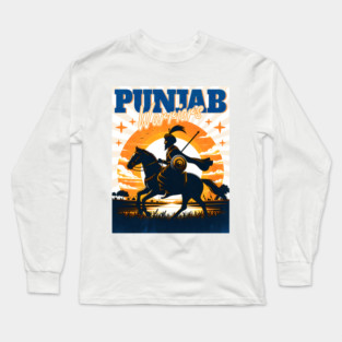 Punjab Warriors - PUNJAB HEROES - PUNJABI SOORME Long Sleeve T-Shirt