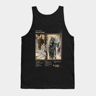 Marvin Gaye - Here My Dear Tracklist Album Tank Top