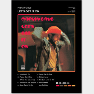 Marvin Gaye - Let's Get It On Tracklist Album Posters and Art