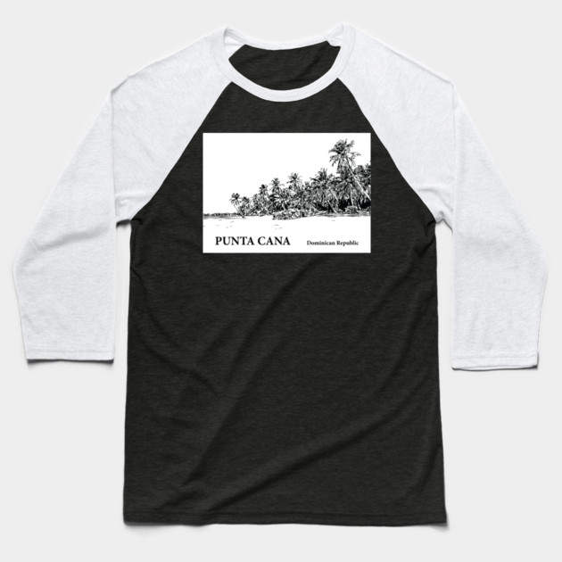 Punta Cana Dominican Republic Baseball T-Shirt by Lakeric