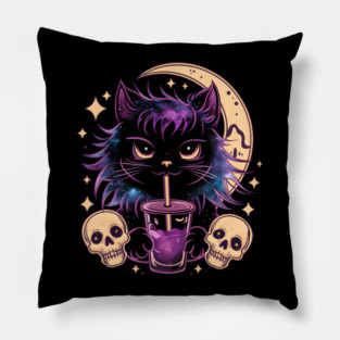 A Cute Kawaii Cat Pillow